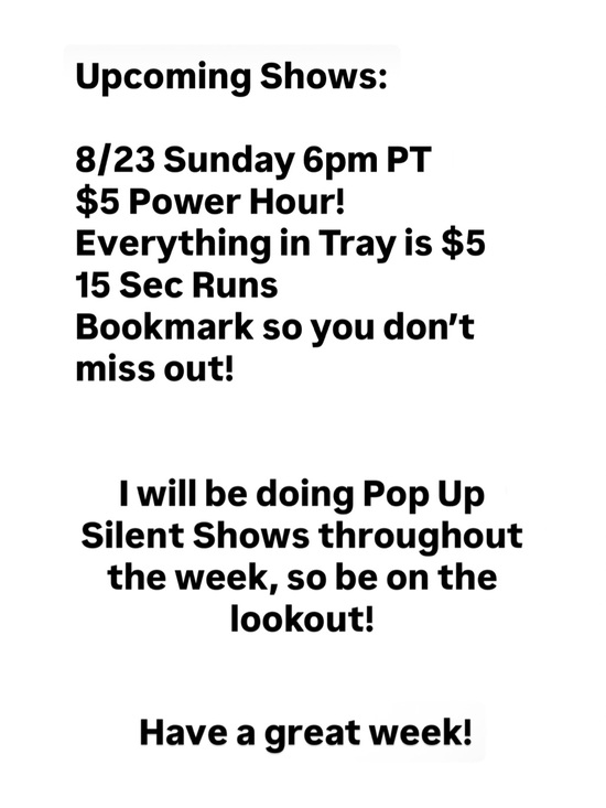 Other - Like to Be Notified When I Go Live!